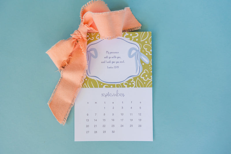 2026 Mini Desktop Scripture Calendar