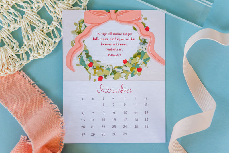 2026 Desktop Scripture Calendar