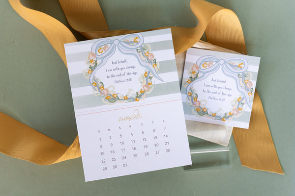 2026 Desktop Scripture Calendar