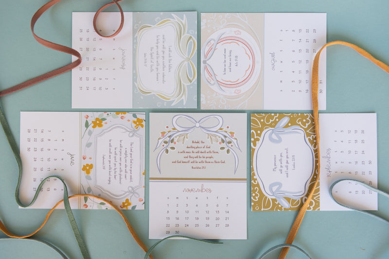 2026 Desktop Scripture Calendar