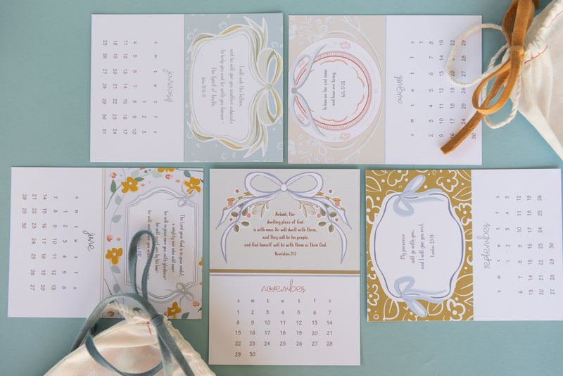 2026 Mini Desktop Scripture Calendar