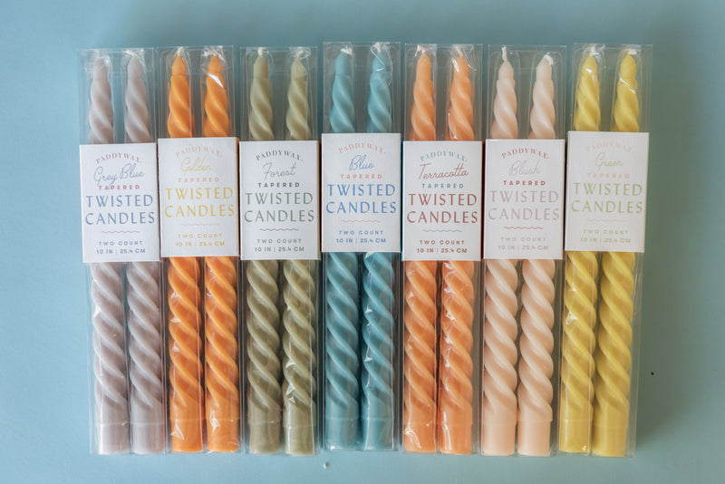 Paddywax Twisted Tapered Candles
